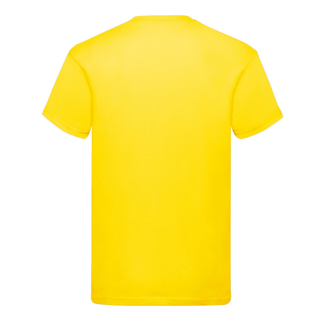 Fruit of the Loom Unisex origineel katoenen t-shirt voor volwassenen UTLT1822_yellow large