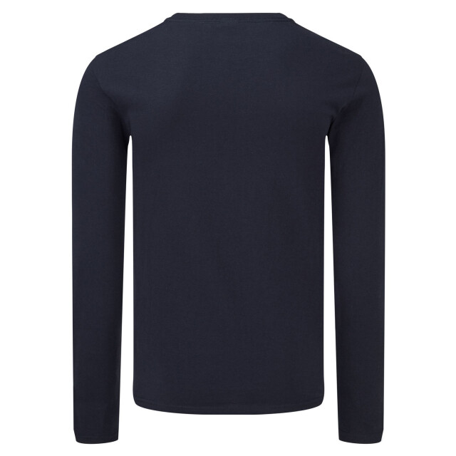 Fruit of the Loom Unisex adult iconic t-shirt met lange mouwen UTLT1821_deepnavy large