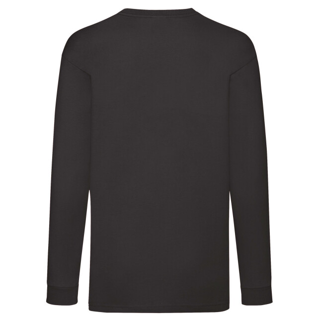 Fruit of the Loom Kinder/kids valueweight t-shirt met lange mouwen UTLT1785_black large