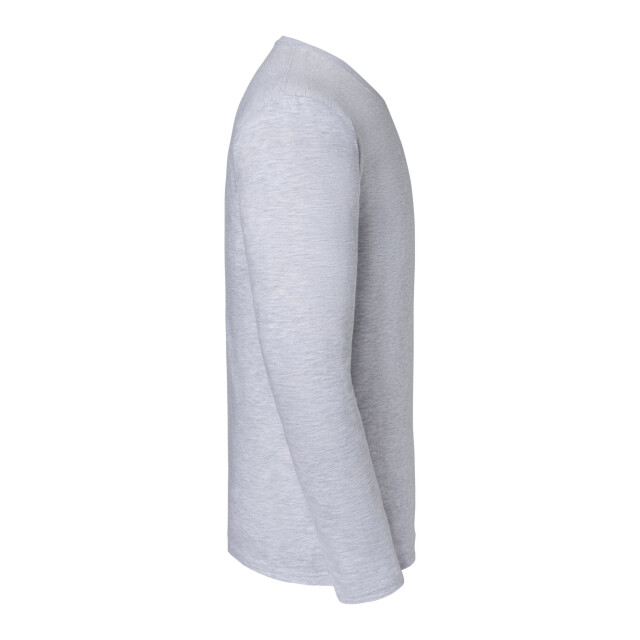 Fruit of the Loom Unisex adult iconic heather t-shirt met lange mouwen UTLT1786_heathergrey large