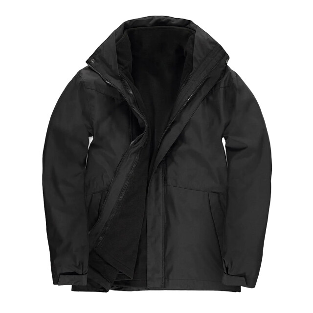B and C Unisex volwassen corporate 3 in 1 jas UTLT1805_black large