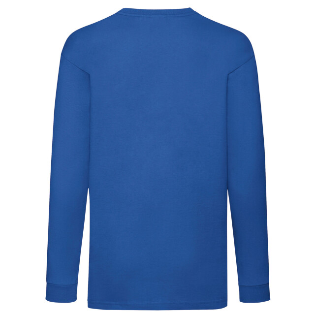 Fruit of the Loom Kinder/kids valueweight t-shirt met lange mouwen UTLT1785_royalblue large