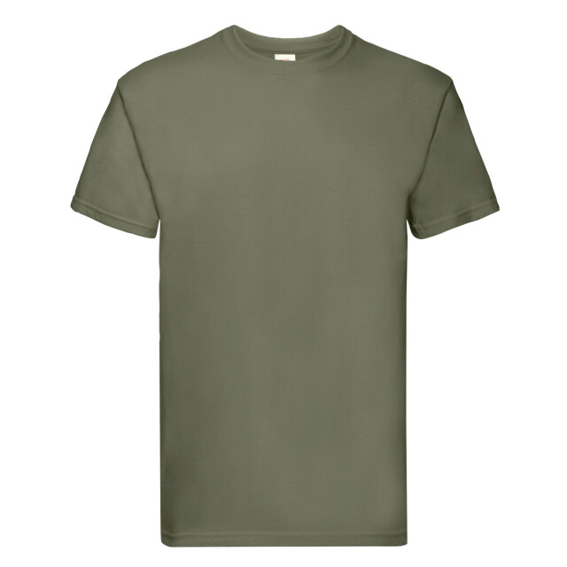 Fruit of the Loom Unisex super premium t-shirt voor volwassenen UTLT1780_classicolive large