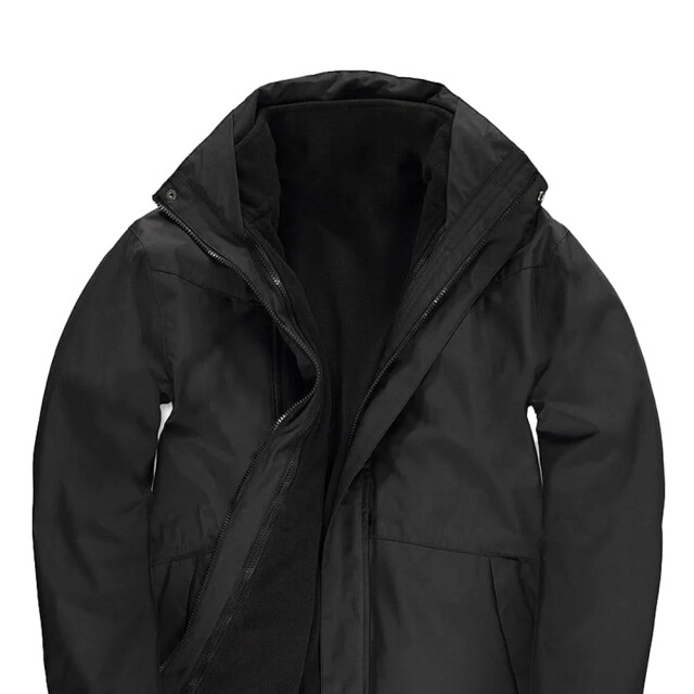 B and C Unisex volwassen corporate 3 in 1 jas UTLT1805_black large