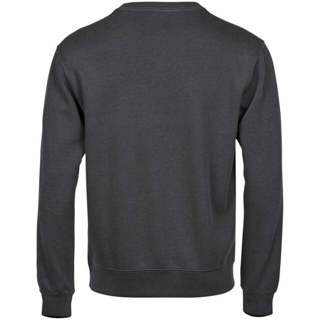 Tee Jays Heren geribde interlock crew hals trui UTLT1732_darkgreysolid large