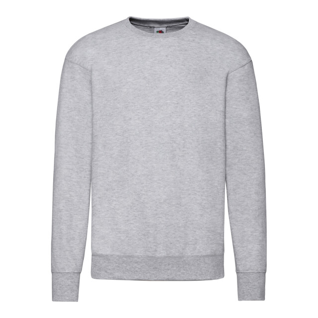 Fruit of the Loom Uniseks lichtgewicht sweatshirt met inzet voor volwassenen UTLT1718_heathergrey large