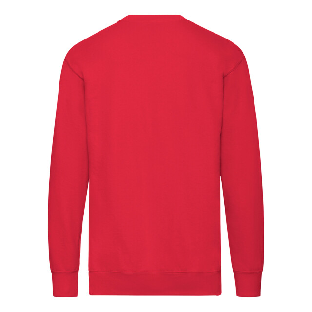Fruit of the Loom Uniseks lichtgewicht sweatshirt met inzet voor volwassenen UTLT1718_red large