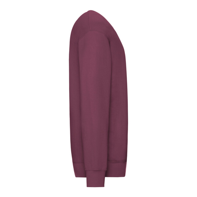 Fruit of the Loom Uniseks lichtgewicht sweatshirt met inzet voor volwassenen UTLT1718_antiqueburgundy large