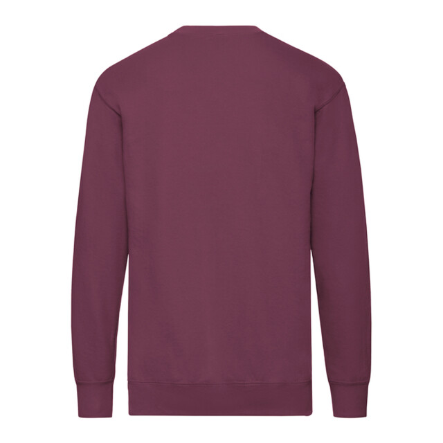 Fruit of the Loom Uniseks lichtgewicht sweatshirt met inzet voor volwassenen UTLT1718_antiqueburgundy large