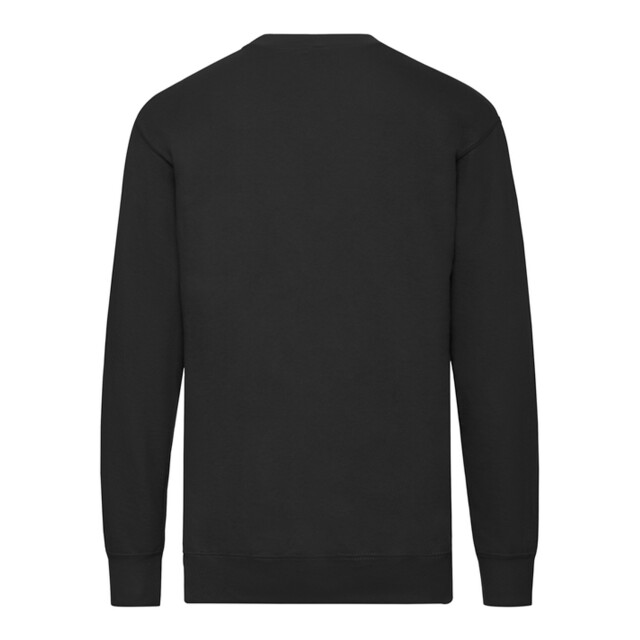 Fruit of the Loom Uniseks lichtgewicht sweatshirt met inzet voor volwassenen UTLT1718_black large