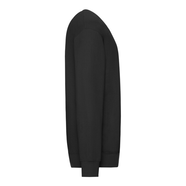 Fruit of the Loom Uniseks lichtgewicht sweatshirt met inzet voor volwassenen UTLT1718_black large