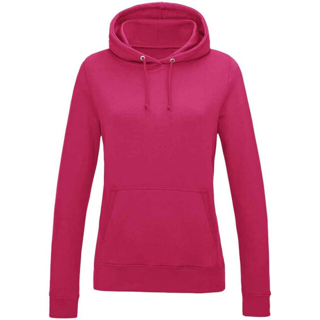 Awdis Dames college hoodie UTLT1699_hotpink large