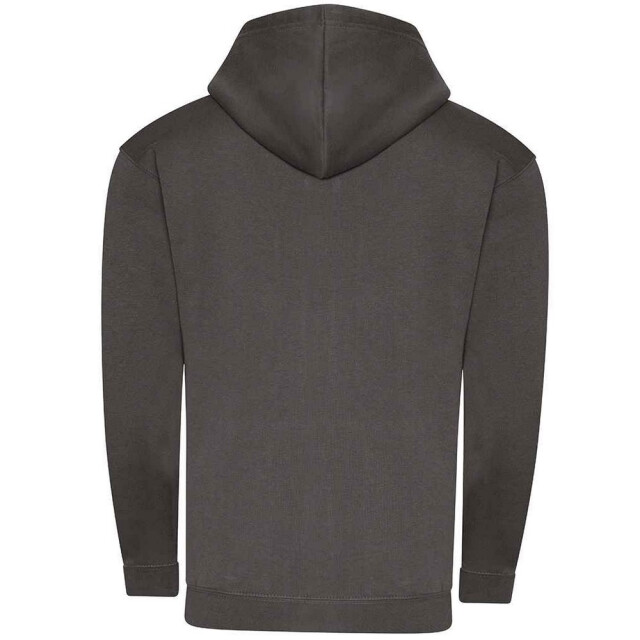 Awdis Unisex organic zip hoodie voor volwassenen UTLT1673_heathercharcoal large