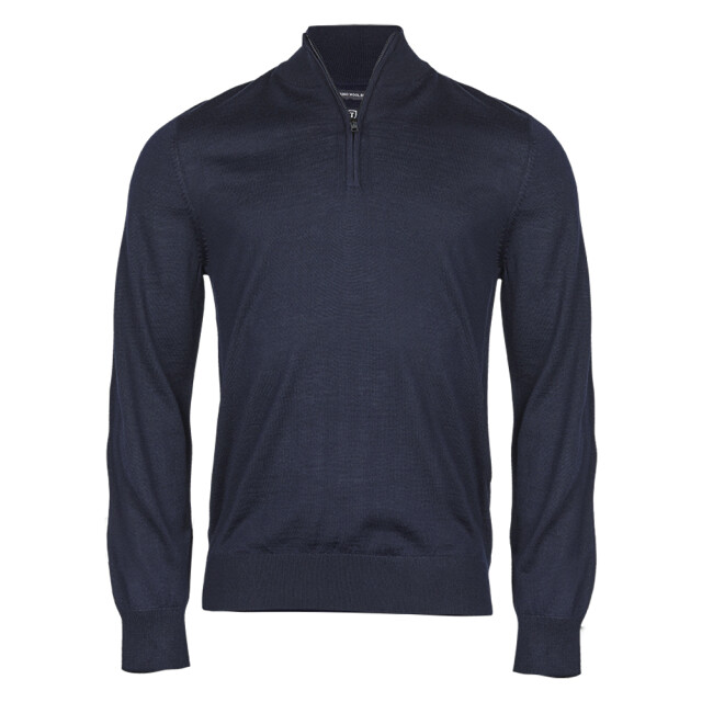 Tee Jays Heren pullover met halve rits UTLT1637_navy large