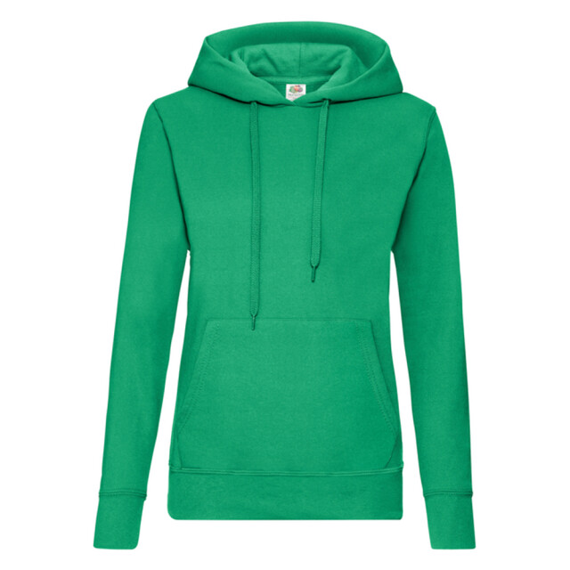 Fruit of the Loom Dames klassieke hoodie UTLT1648_kellygreen large