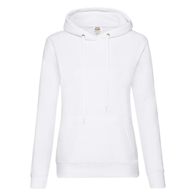 Fruit of the Loom Dames klassieke hoodie UTLT1648_white large