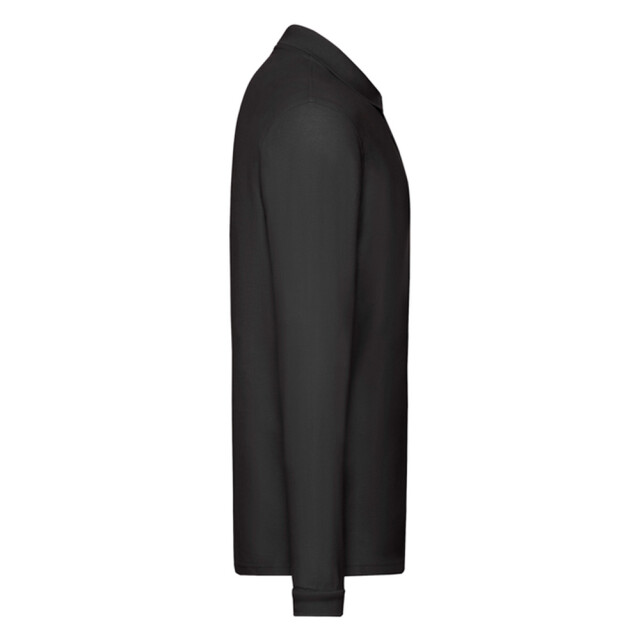 Fruit of the Loom Heren premium poloshirt met lange mouwen UTLT1617_black large