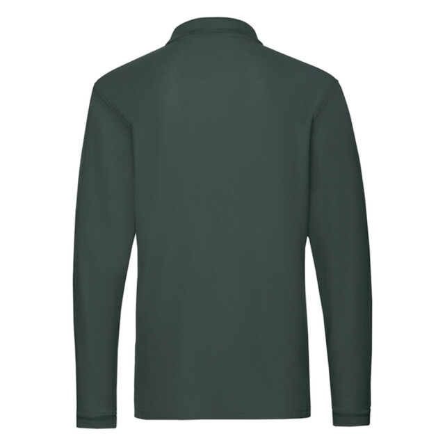 Fruit of the Loom Heren premium poloshirt met lange mouwen UTLT1617_forestgreen large