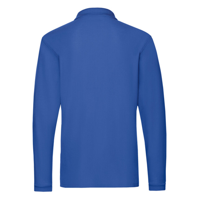 Fruit of the Loom Heren premium poloshirt met lange mouwen UTLT1617_royalblue large