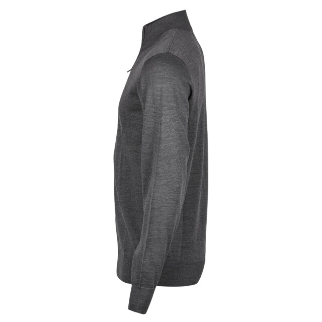 Tee Jays Heren pullover met halve rits UTLT1637_greymelange large
