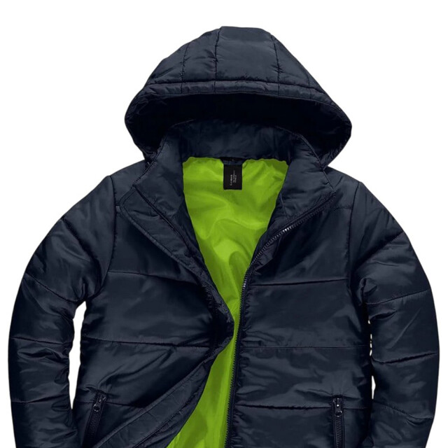 B and C Heren superhood jas UTLT1569_darkgreysolid large