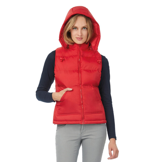 B and C Dames zen+ bodywarmer UTLT1542_red large