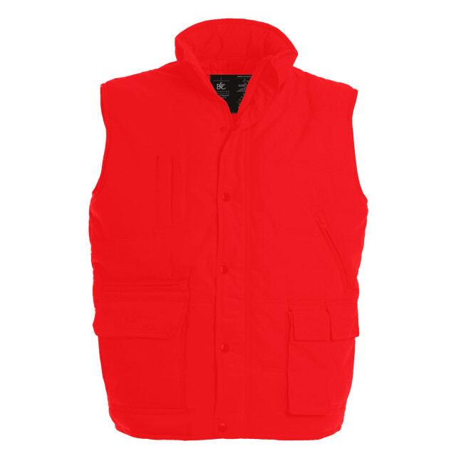 B and C Uniseks adult explorer body warmer UTLT1493_red large