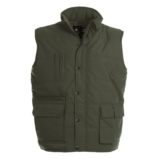 B and C Uniseks adult explorer body warmer UTLT1493_olive large