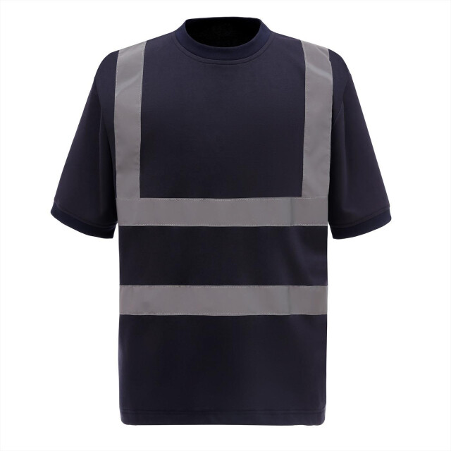 Yoko Heren-hi-vis t-shirt met korte mouwen UTLT116_navy large