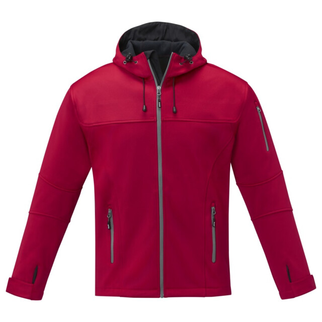 Elevate Life Heren match soft shell jas UTLT5789_red large