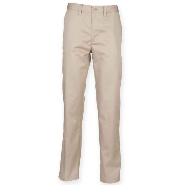 Henbury Heren 65/35 katoen chino UTLT5715_stone large