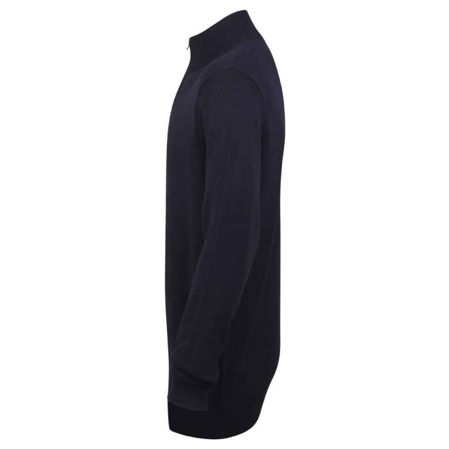 Henbury Trui met kwart rits voor heren UTLT5714_navy large