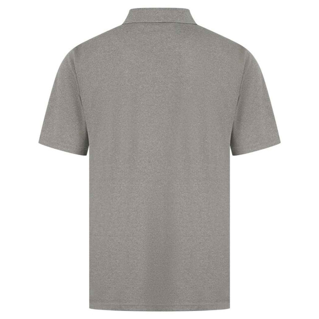 Henbury Heren coolplus vochtafvoerend poloshirt UTLT5781_heathergrey large