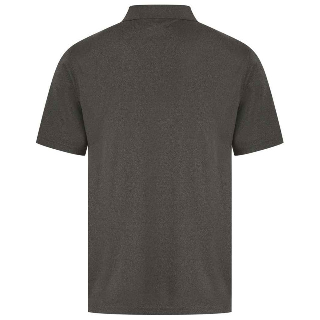 Henbury Heren coolplus vochtafvoerend poloshirt UTLT5781_heathercharcoal large