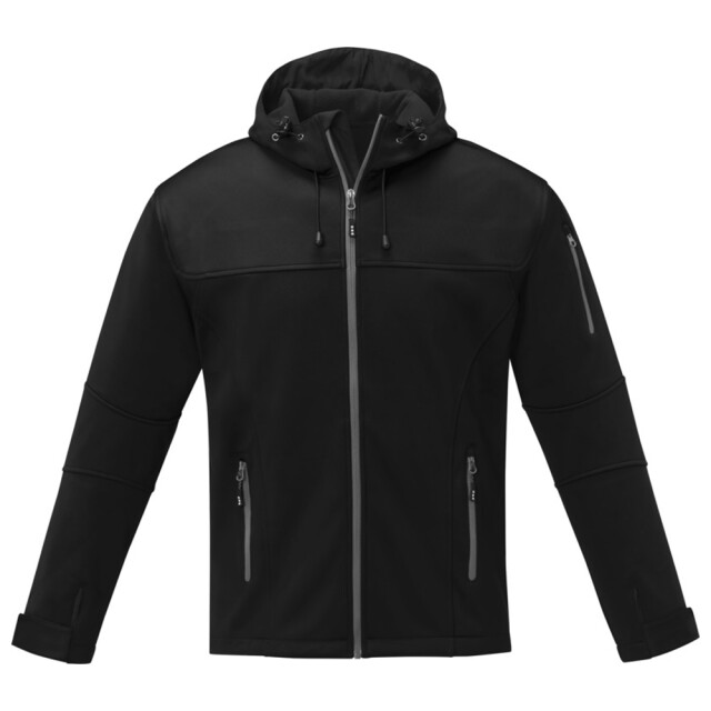 Elevate Life Heren match soft shell jas UTLT5789_black large