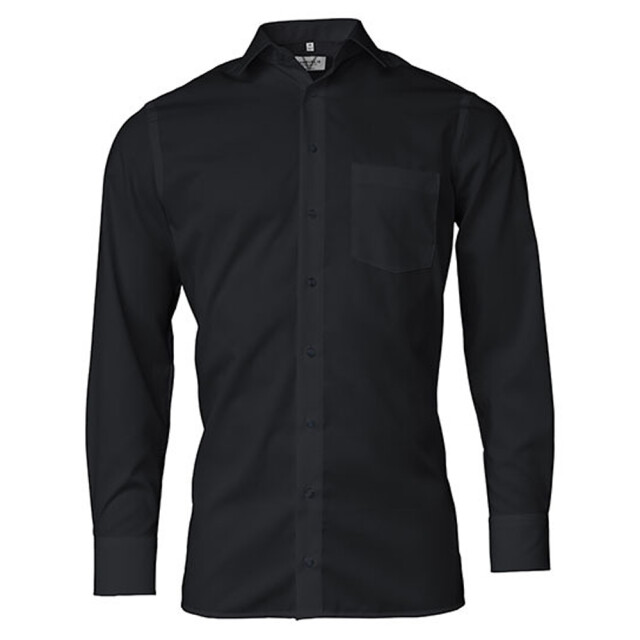 Marvelis Heren modern shirt met lange mouwen UTLT5763_black large