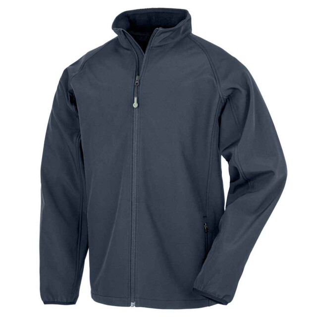 Result Kinder/kids 2-laags bedrukbaar soft shell-jack UTLT5780_navy large