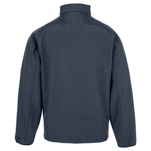 Result Kinder/kids 2-laags bedrukbaar soft shell-jack UTLT5780_navy large