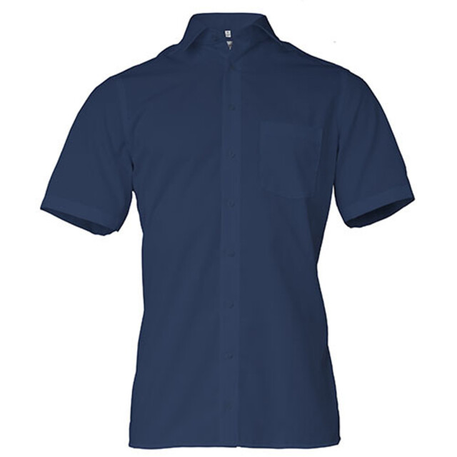 Marvelis Heren poplin comfort overhemd met korte mouwen UTLT5758_navy large
