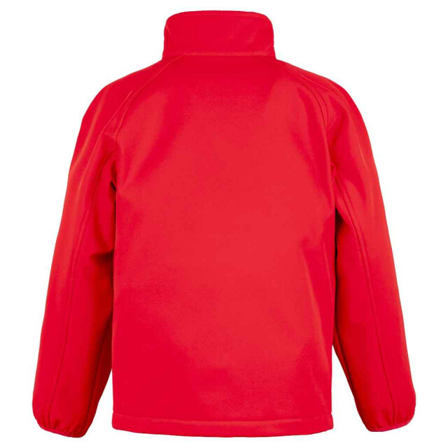 Result Kinder/kids 2-laags bedrukbaar soft shell-jack UTLT5780_red large