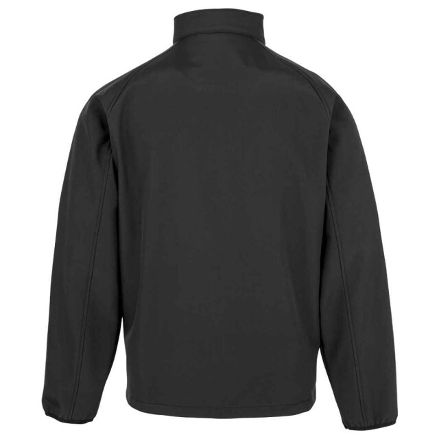 Result Kinder/kids 2-laags bedrukbaar soft shell-jack UTLT5780_black large