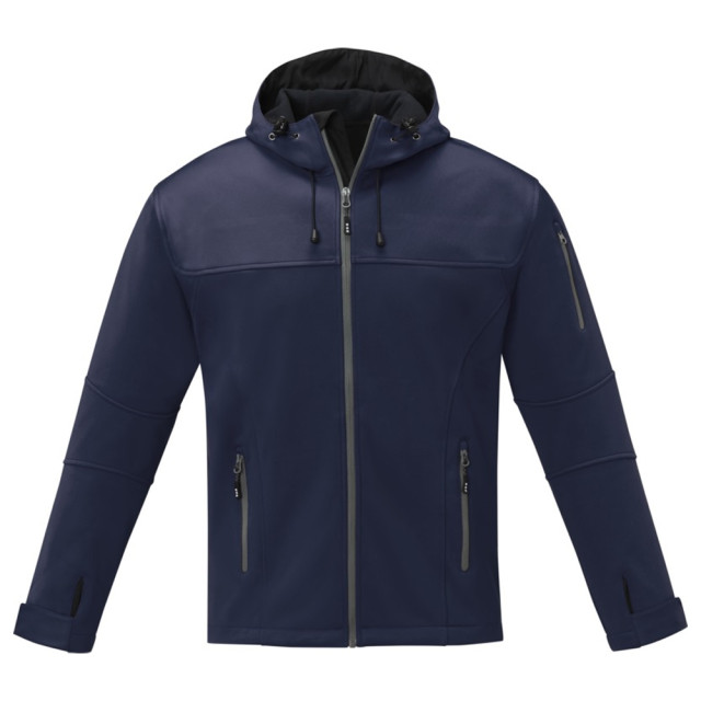 Elevate Life Heren match soft shell jas UTLT5789_navy large