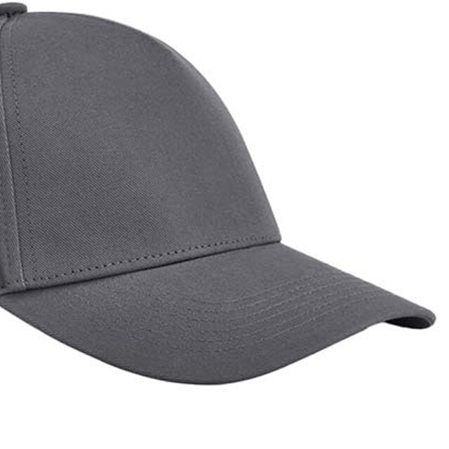 Beechfield Earthaware klassieke organic cotton 5 panel baseball cap UTLT961_graphitegrey large