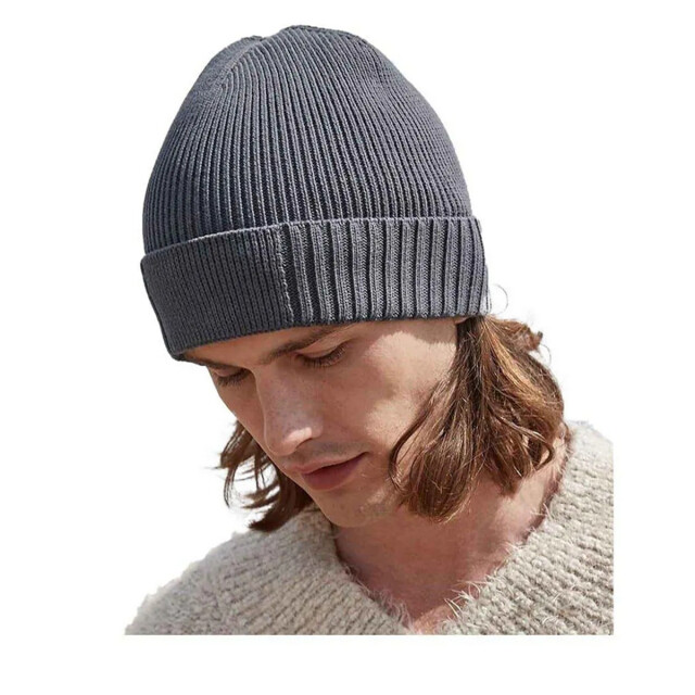 Beechfield Organic cotton engineered patch muts UTLT964_graphitegrey large