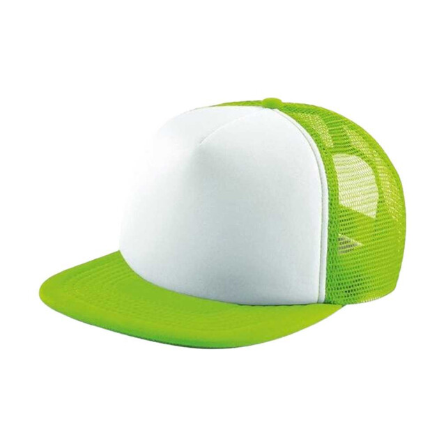 Beechfield Vintage snapback trucker cap UTLT967_limegreen large