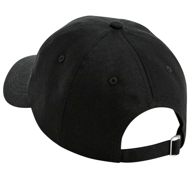 Beechfield Earthaware classic 6 panel organic cotton sandwich peak baseball cap UTLT962_black large