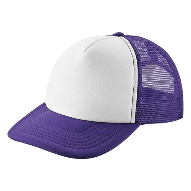Beechfield Vintage snapback trucker cap UTLT967_purple large