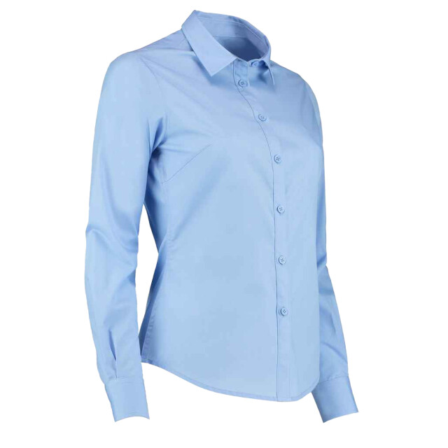 Kustom Kit Dames poplin getailleerde overhemd met lange mouwen UTLT4329_lightblue large
