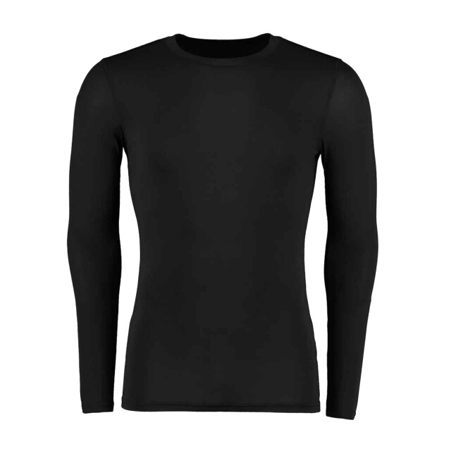 Kustom Kit Heren warmtex base layer top met lange mouwen UTLT4244_black large