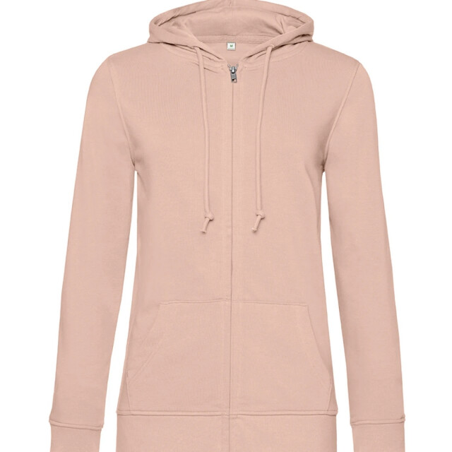 B and C Unisex inspire hoodie met rits voor volwassenen UTLT2850_softrose large